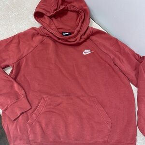 Nike Women’s Red Hoodie(Cowl neck)
